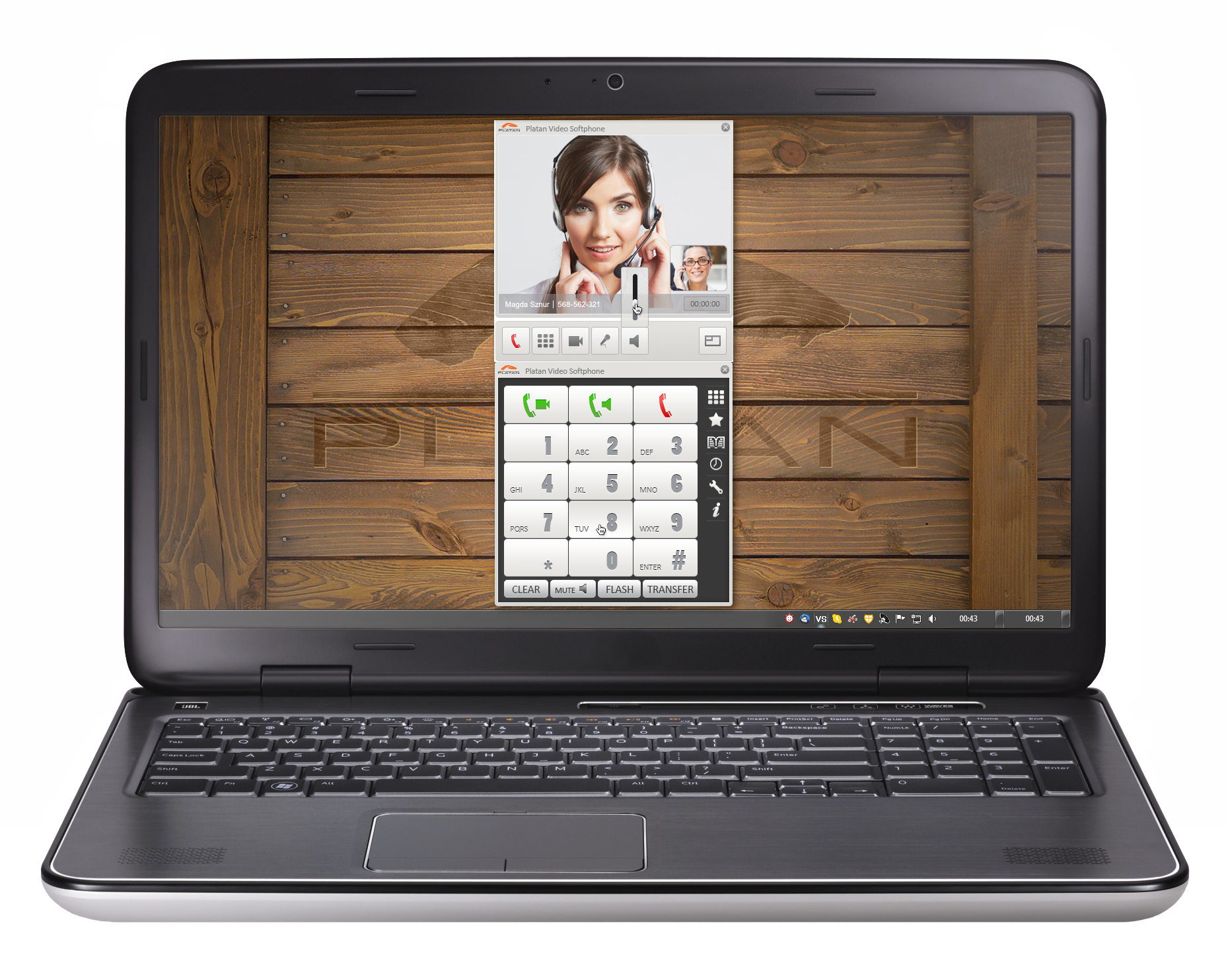 Platan Video Softphone - application to support video calls