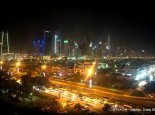 Illuminated Dubai by night...