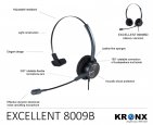 Kronx Excellent 8009B & 8009BD headsets - description