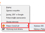 Platan Click2Call - mark any string of digits on the web page to call the indicated number