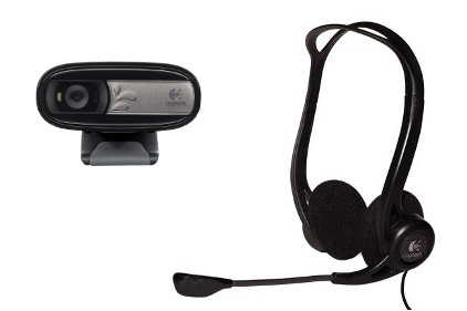 Headphones and webcams