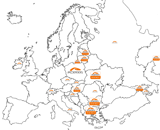 Platan PBX systems in Europe - Partners - Sales and Service